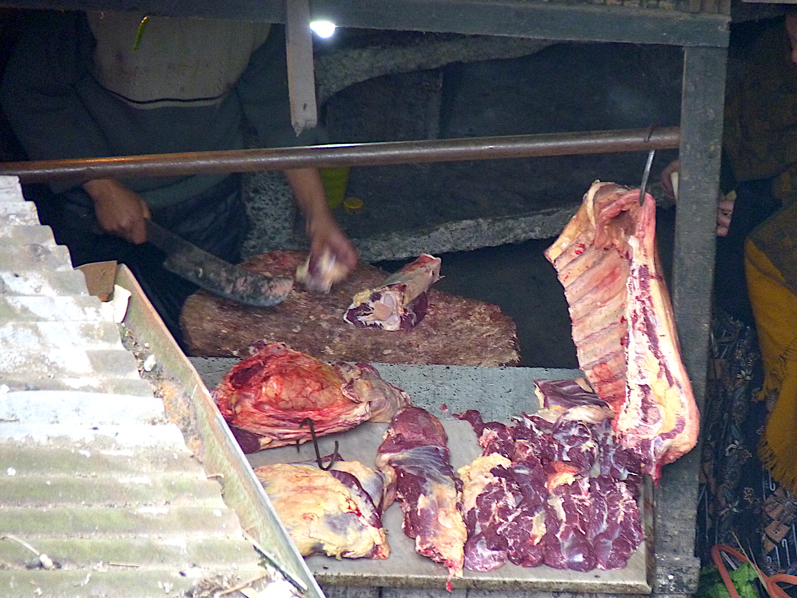 P1000824 low echoppe du Chowk Bazaar en contrebas de la mosquee Darjeeling Bengal Inde 01.2011 c Samuel socquet
